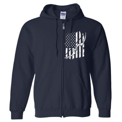 Camo Bowhunting - Archery Lover Archer Bowman Full Zip Hoodie