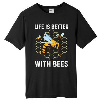 Cute Bee Art Men Women Beekeeping Honey Bumble Bee Lover Tall Fusion ChromaSoft Performance T-Shirt