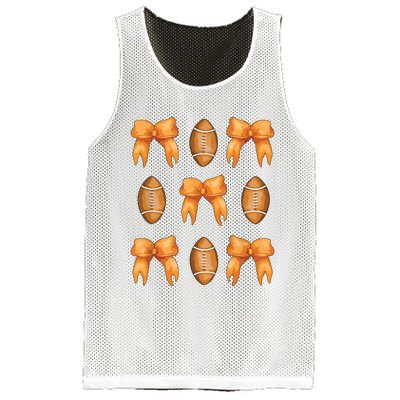 Coquette Bow American Football Coquette Halloween Football Mesh Reversible Basketball Jersey Tank