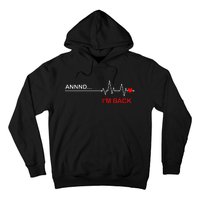 Coronary Bypass Artery Open Heart Diseases Surgery Heartbeat Hoodie