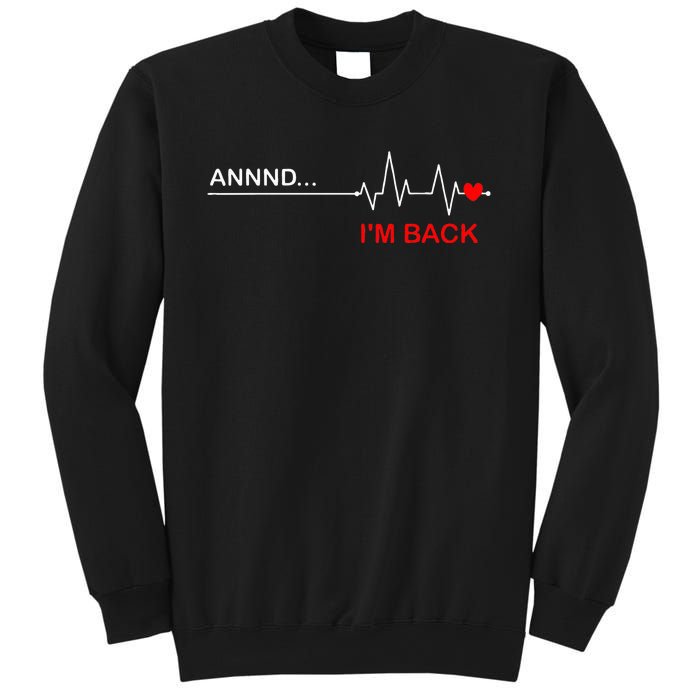 Coronary Bypass Artery Open Heart Diseases Surgery Heartbeat Sweatshirt