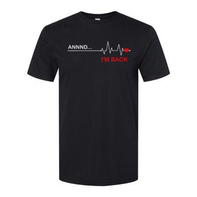 Coronary Bypass Artery Open Heart Diseases Surgery Heartbeat Softstyle CVC T-Shirt