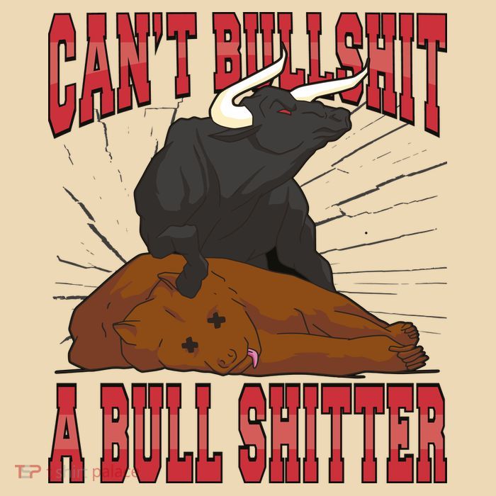 Can't Bullshit A Bull Shitter Funny Drawstring Bag