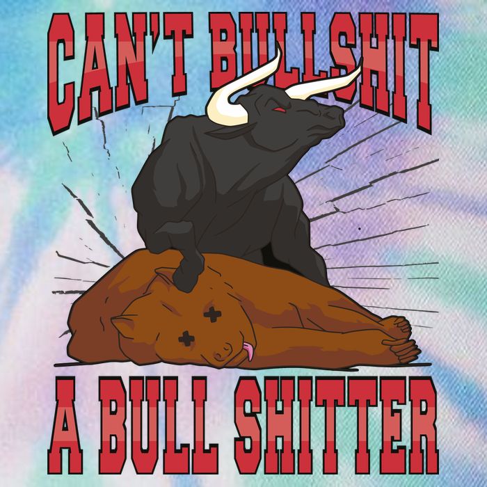 Can't Bullshit A Bull Shitter Funny Legacy Tie Dye Trucker Hat