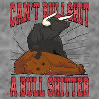 Can't Bullshit A Bull Shitter Funny Sustainable Knit Beanie