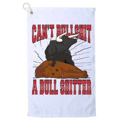 Can't Bullshit A Bull Shitter Funny Golf Towel