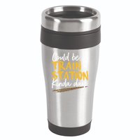 Could Be A Train Station Kind Of Day 16oz Travel Tumbler