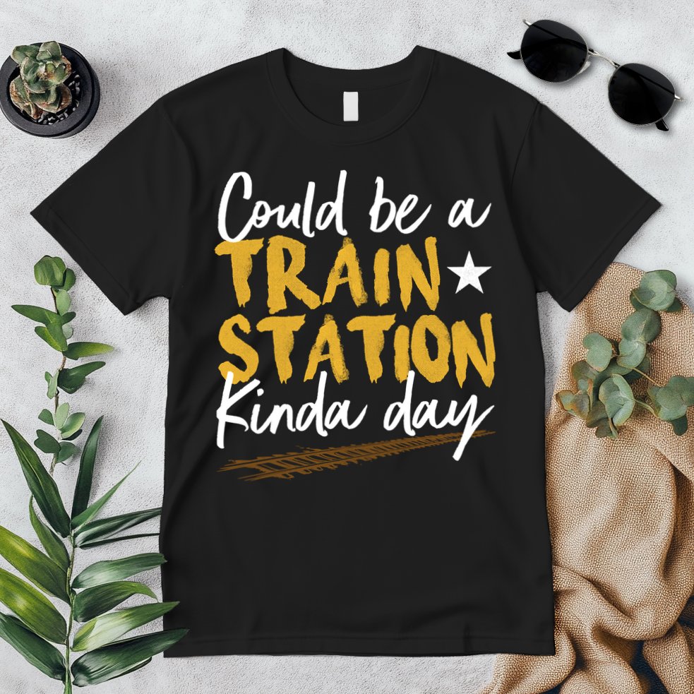 Could Be A Train Station Kind Of Day Premium T-Shirt