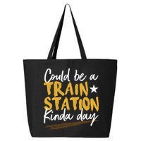 Could Be A Train Station Kind Of Day 25L Jumbo Tote