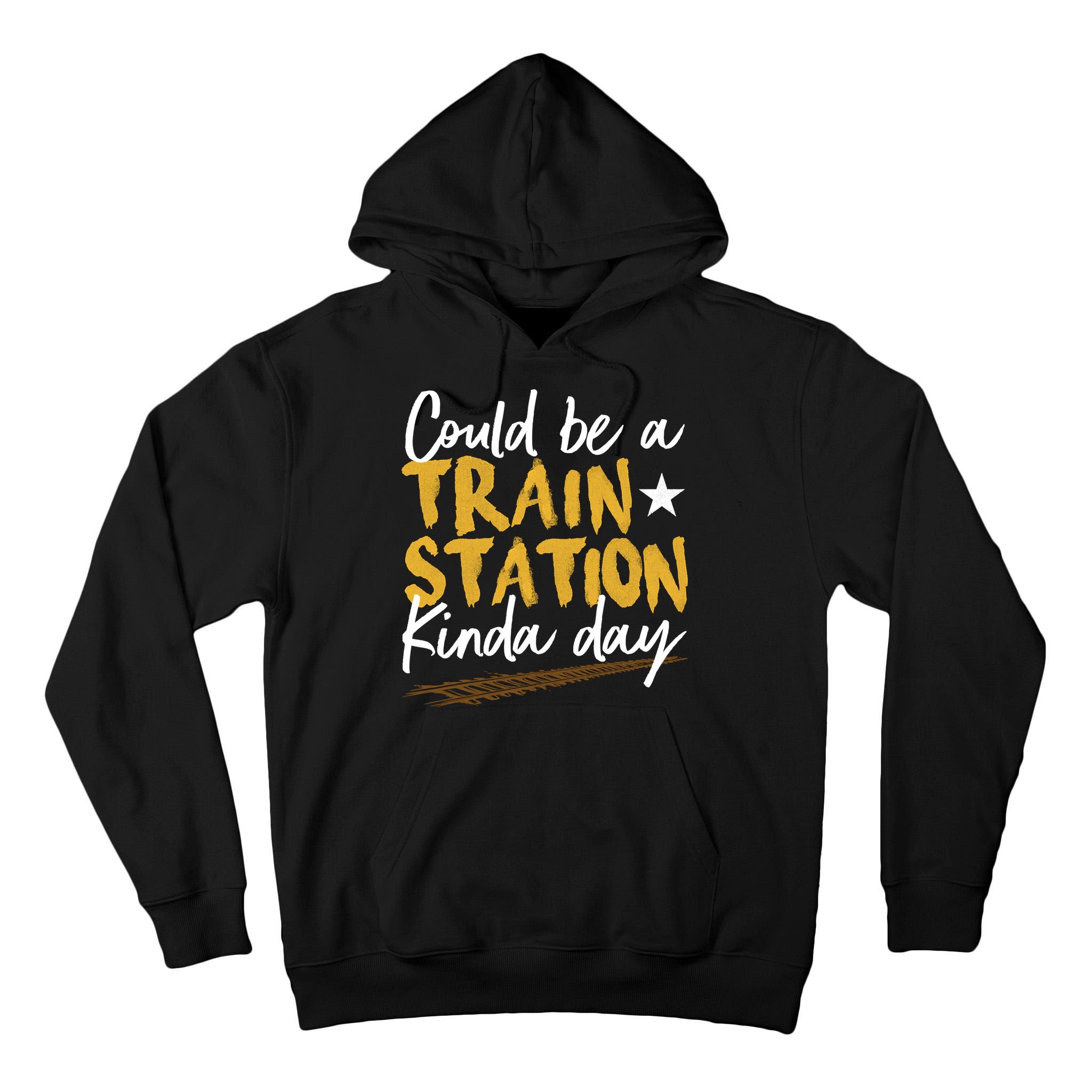 Could Be A Train Station Kind Of Day Tall Hoodie