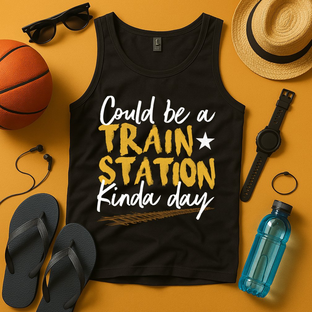 Could Be A Train Station Kind Of Day Tank Top