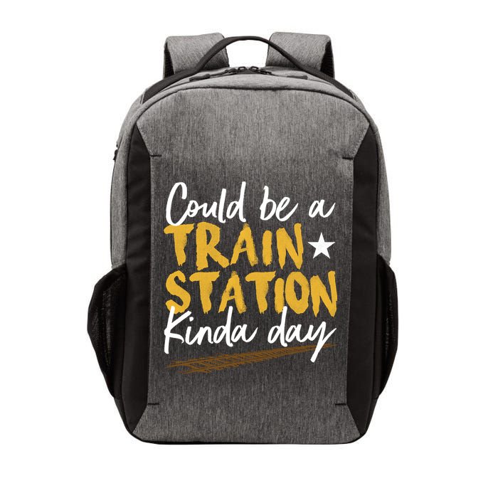 Could Be A Train Station Kind Of Day Vector Backpack