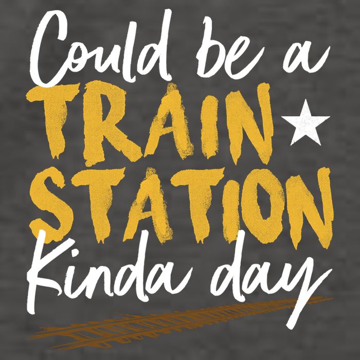 Could Be A Train Station Kind Of Day Vector Backpack
