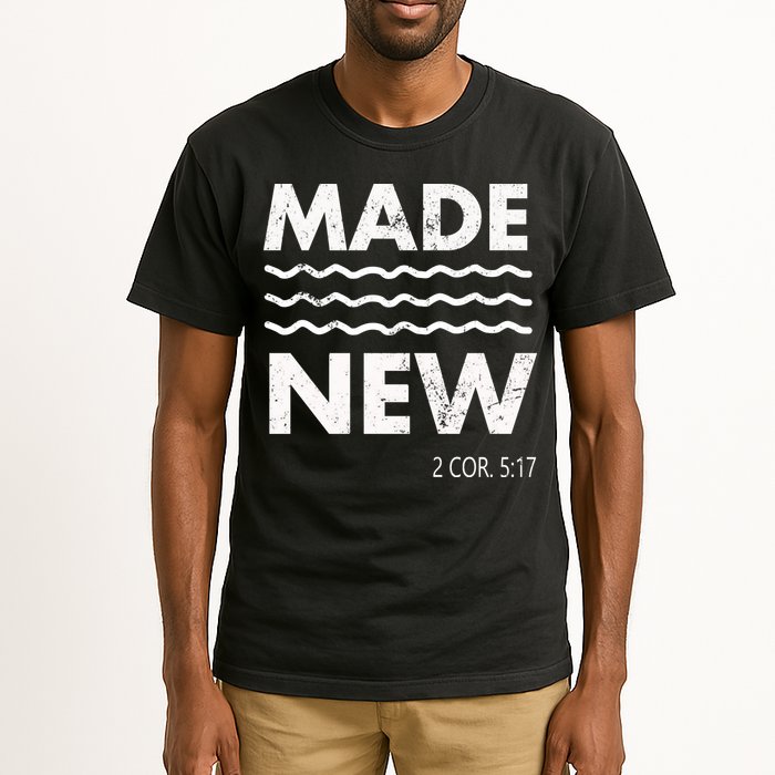 Christian Baptism Adult Christian Bible Verse Made New Tall T-Shirt