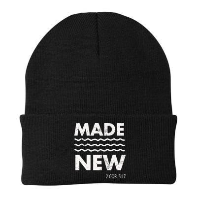 Christian Baptism Adult Christian Bible Verse Made New Beanie