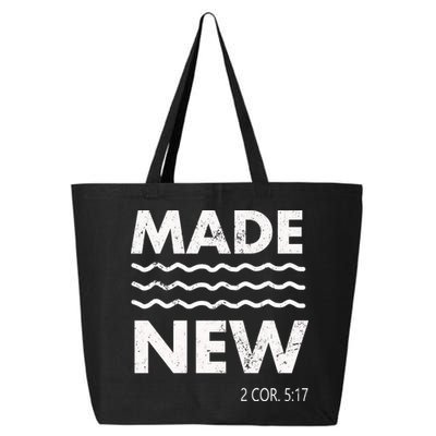 Christian Baptism Adult Christian Bible Verse Made New 25L Jumbo Tote