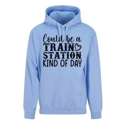 Could Be A Train Station Kind Of Day Unisex Surf Hoodie