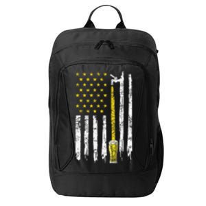 Craft Beer American Flag USA 4th Of July Brewery America City Backpack