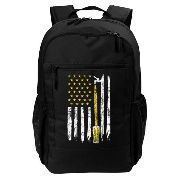 Craft Beer American Flag USA 4th Of July Brewery America Daily Commute Backpack