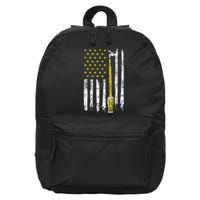 Craft Beer American Flag USA 4th Of July Brewery America 16 in Basic Backpack