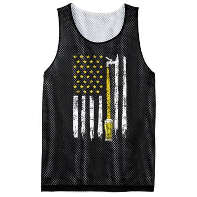 Craft Beer American Flag USA 4th Of July Brewery America Mesh Reversible Basketball Jersey Tank