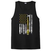 Craft Beer American Flag USA 4th Of July Brewery America PosiCharge Competitor Tank