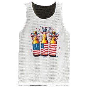 Coquette Bow America Flag Bottle 4th Of July Mesh Reversible Basketball Jersey Tank