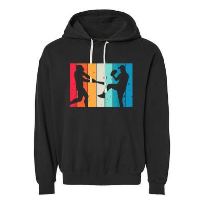 Cool Baseball Art For  Wo Baseball Player Sport Lovers Garment-Dyed Fleece Hoodie