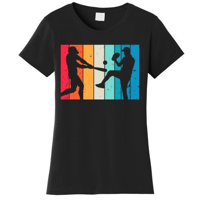 Cool Baseball Art For  Wo Baseball Player Sport Lovers Women's T-Shirt