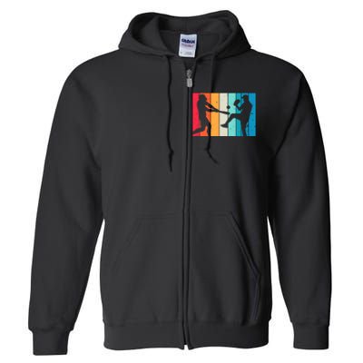 Cool Baseball Art For  Wo Baseball Player Sport Lovers Full Zip Hoodie