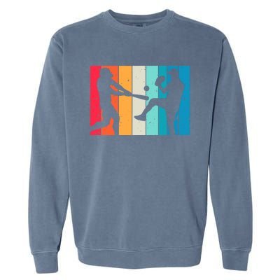 Cool Baseball Art For  Wo Baseball Player Sport Lovers Garment-Dyed Sweatshirt