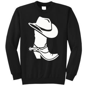 Cowboy Boot And Hat Sweatshirt