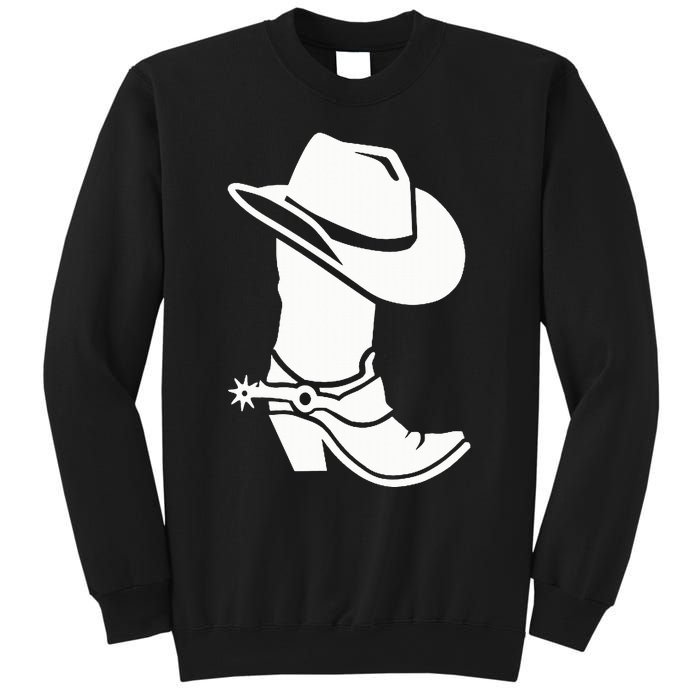 Cowboy Boot And Hat Sweatshirt