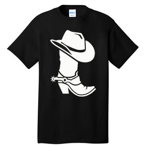 Cowboy Boot And Hat Tall T-Shirt