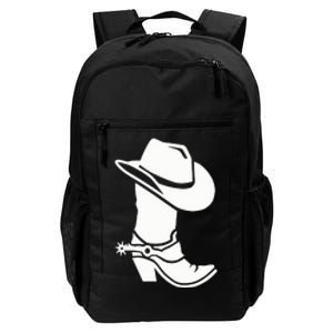 Cowboy Boot And Hat Daily Commute Backpack