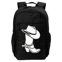 Cowboy Boot And Hat Daily Commute Backpack