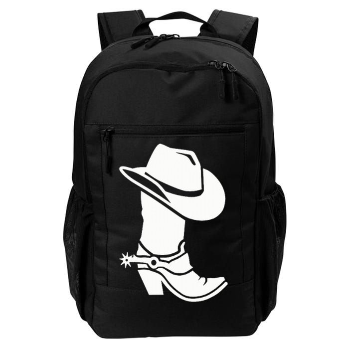 Cowboy Boot And Hat Daily Commute Backpack