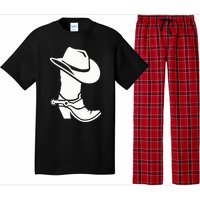 Cowboy Boot And Hat Pajama Set