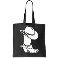 Cowboy Boot And Hat Tote Bag