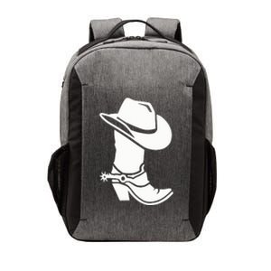 Cowboy Boot And Hat Vector Backpack