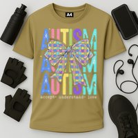 Cute Bow Autism Accept Understand Love Autism Awareness Cooling Performance Crew T-Shirt