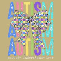 Cute Bow Autism Accept Understand Love Autism Awareness Cooling Performance Crew T-Shirt