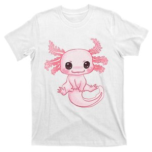 Cute Baby Axolotl Pastel Goth Cute Kawaii Animal Funny  T-Shirt