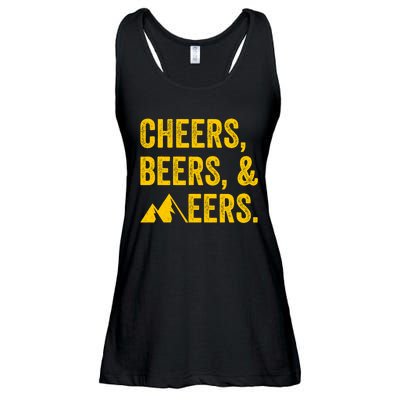 Cheers Beers And Mountaineers West Virginia Ladies Essential Flowy Tank