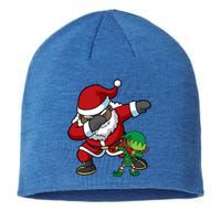 Christmas Black African American Dabbing Santa Claus Elf Dab Gift Sustainable Beanie