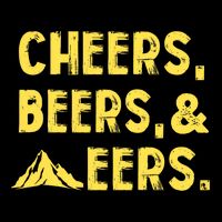 Cheers Beers And Mountaineers West Virginia Cooling Performance Crew T-Shirt