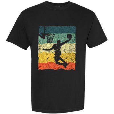 Cool Basketball Art Vintage Basketball Player Garment-Dyed Heavyweight T-Shirt