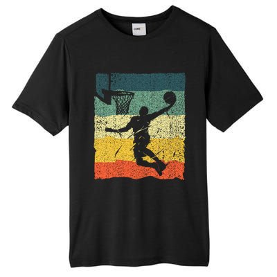 Cool Basketball Art Vintage Basketball Player Tall Fusion ChromaSoft Performance T-Shirt