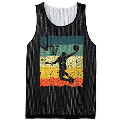 Cool Basketball Art Vintage Basketball Player Mesh Reversible Basketball Jersey Tank