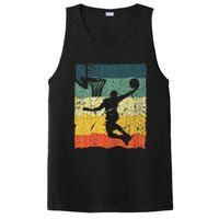 Cool Basketball Art Vintage Basketball Player PosiCharge Competitor Tank